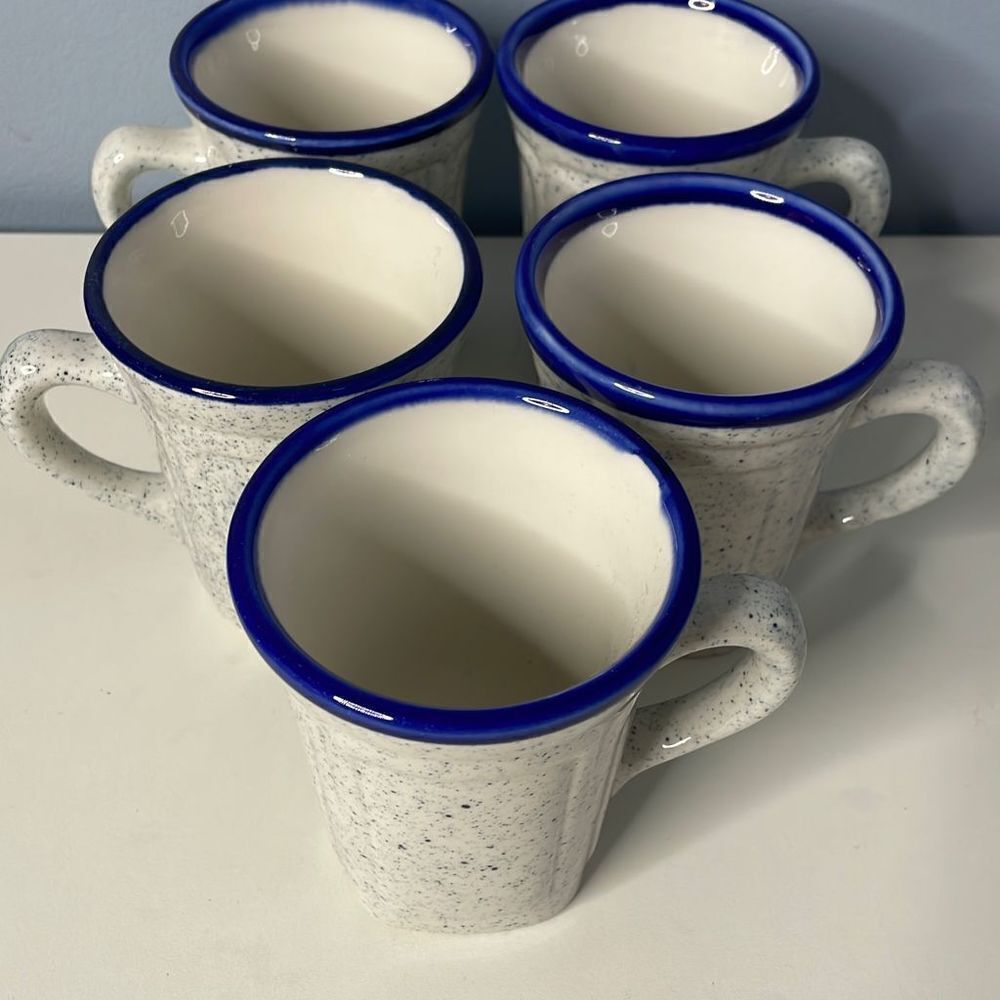 Vintage Syracuse China Kings Inn set of 5 Coffee Tea Cups